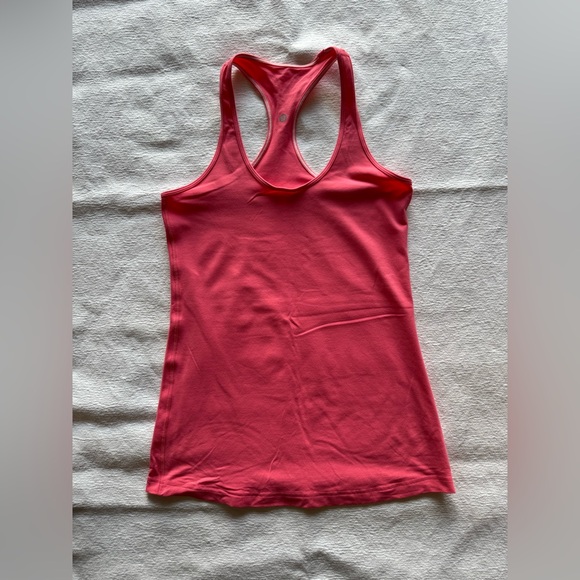 EUC Lululemon Women’s Pink Cool Racerback Tank Top 10 - Picture 1 of 3